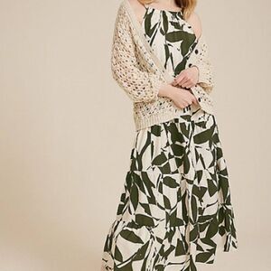 Maurices Maxi Dress Women L Floral Side Cutout Sleeveless Long Boho Summer